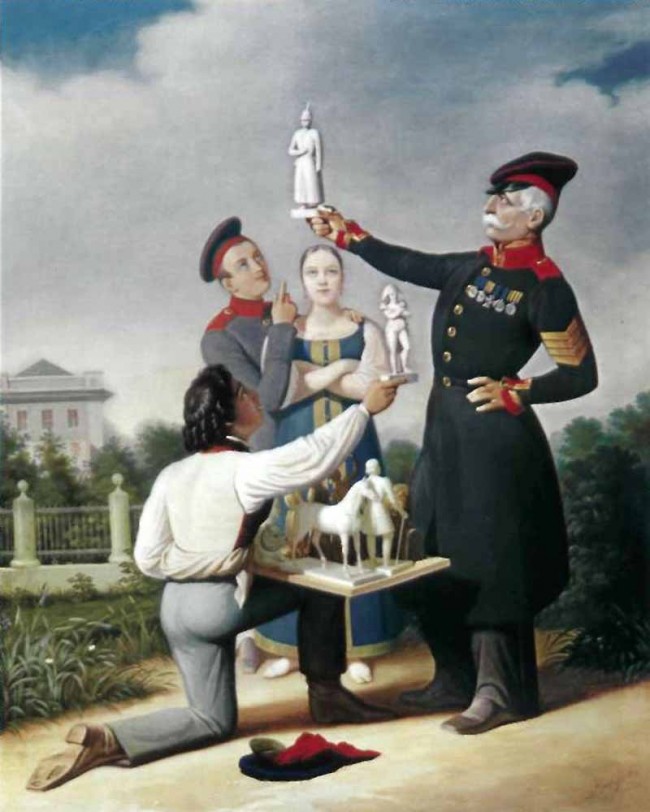 Сочинение по картине: Гампельн - "Продавец гипсовых статуэток"